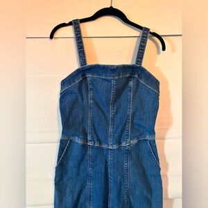 Hollister Blue Denim Jumpsuit
